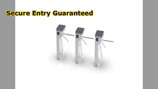 Driepoottourniquet Poort RS8 Toegangscontrole