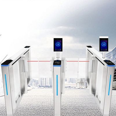 kopen Bibliotheekturnstile Toegangsbeheer van de de Streepjescodeschommeling IC/ID van Rfid Qr van de Veiligheidspoort het Automatische online manufacture