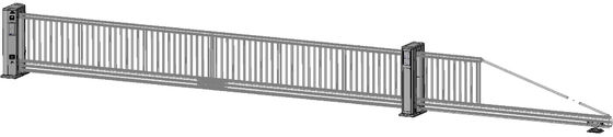kopen Betrouwbare telescopische schuifpoort met afstandsbediening ≤ 30 m online manufacture