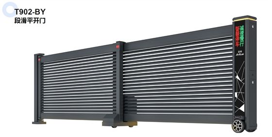 kopen Hoge beveiliging Elektrische Telescopie Poort van de oprit Gegooid Slats Cantilaver Aluminium Poort online manufacture