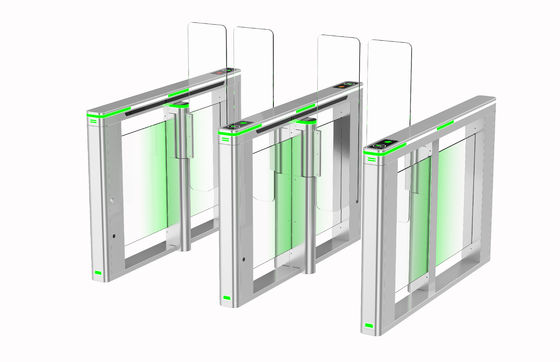 kopen Gemakkelijke 220V 10% / 50HZ Cylinder Swing Turnstile voor rolstoel trolley grote bagage toegang zelf sluiten beveiligingssysteem online manufacture