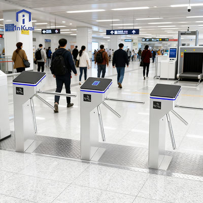 kopen SUS304 Stainless Steel Tripod Turnstile with Passage Width ≤550mm and High-traffic Solutions for Public Transport online manufacture
