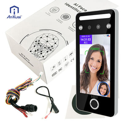 kopen 5 Inch TCP/IP WiFi Cloud Wall Bracket Face Recognition Fingerprint Biometric Access Control System Night Vision Reset online manufacture