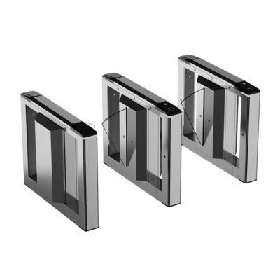 Hoge beveiliging Duurzame Flap Speed Barrier Gate Card Scan Flap Barrier Metro Gates