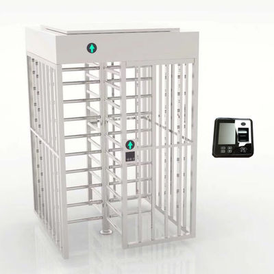De Hoogteturnstile van bi Richting Voet Volledige Poort SUS304 met RFID-Kaartlezer