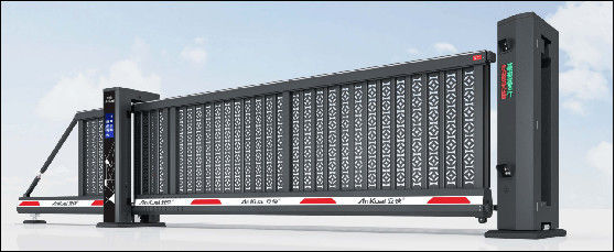 250W motorvermogen Telescopische schuifpoort IP54 Schakelsignaal / High Level Signal Input