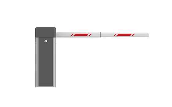 Zilveren Housing Boom Barrier Gate 1.8-3s / 3-6s Opening en sluitingstijden