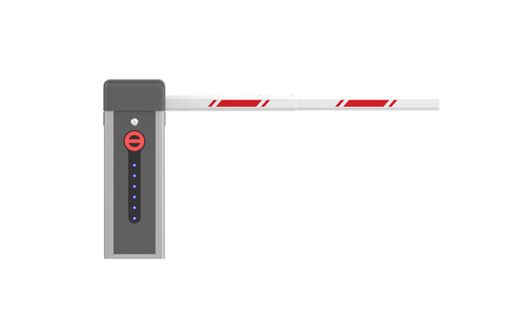 Boom Barrier Gate System High Speed Drop Arm Barrier Gate met hekarm voor parkeerbeheer