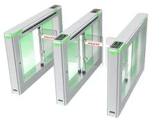 Hoge snelheid beheerde barrière draaibank voor luchthavens 220V stroomvoorziening 40-60 personen/min Passage Speed Access Control