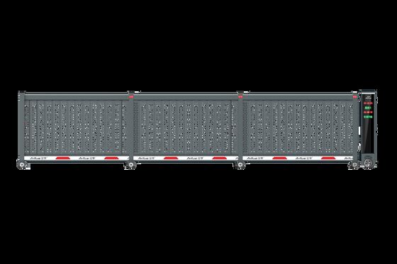 Industrial Automatic Sliding Gate Opener Aluminium Alloy DC Motor LED Screen Outdoor