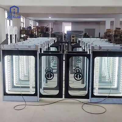 Geraffineerd keramisch gebakken glas platform scherm deur zijde scherm geverfde coating spoorwegstation veiligheid deur automatische barrière